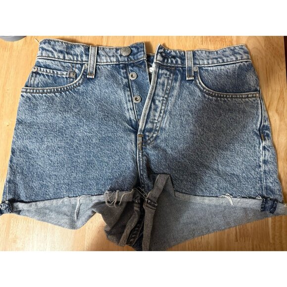 Rag & Bone Short Womens Size 26 Maya High Rise Hot Denim - Picture 1 of 8